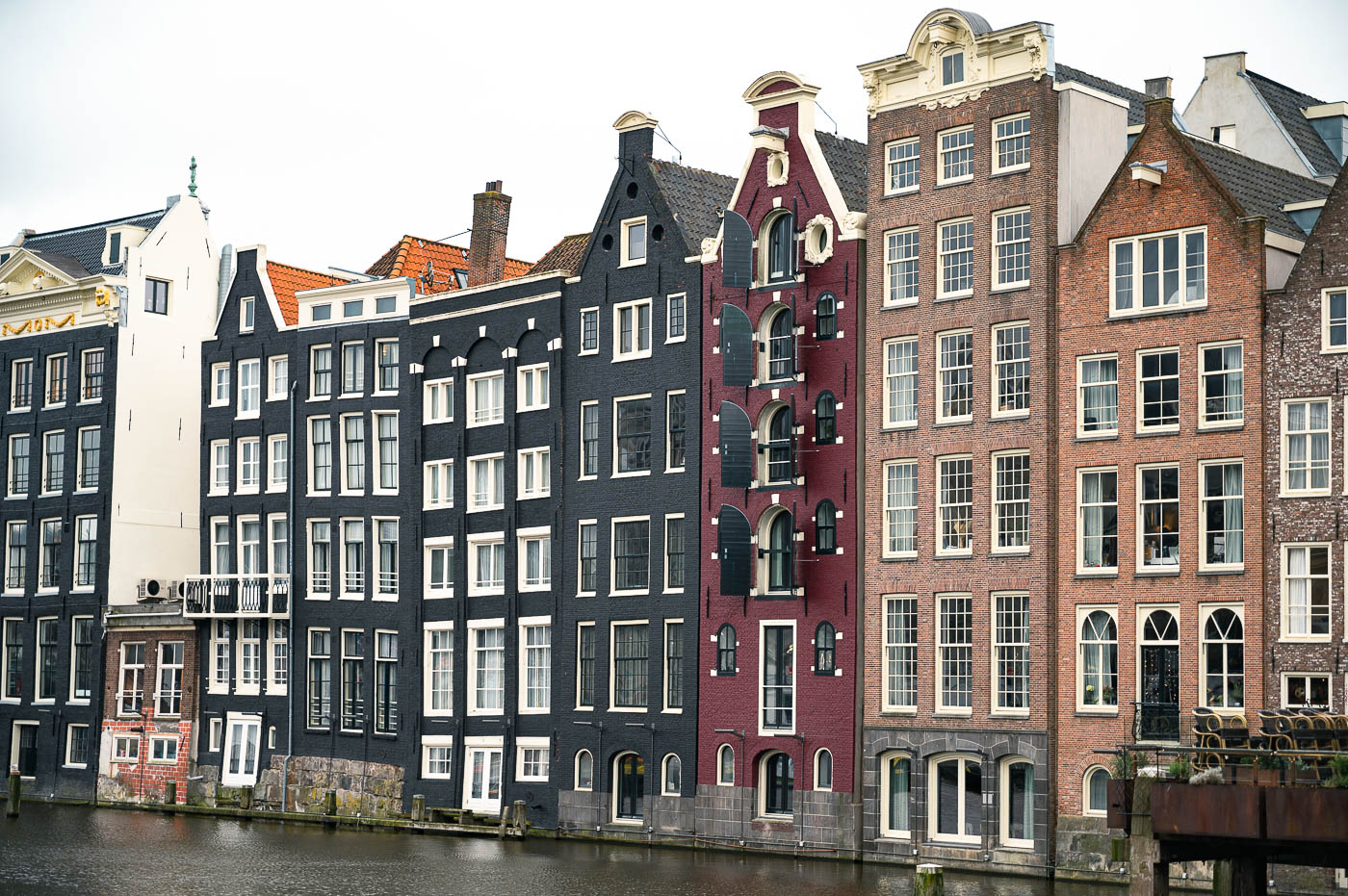 Häuser in der Amsterdamer Altstadt